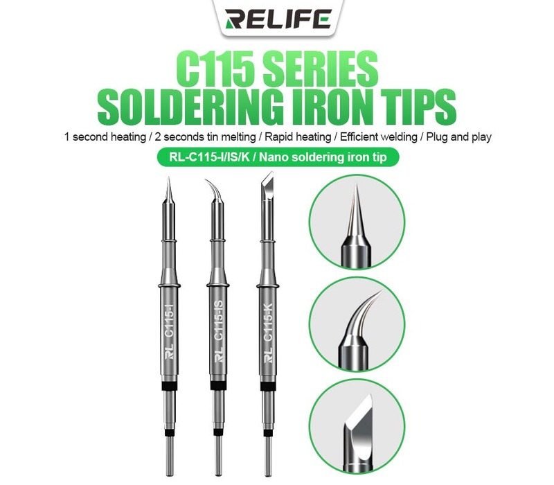 Replacement for RELIFE RL-C115 (IS) SOLDERING IRON TIP - Quality Phone Parts in Sri Lanka